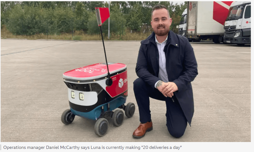 Meet Luna: The Six-Wheeled Delivery Robot Turning Heads in Lincolnshire